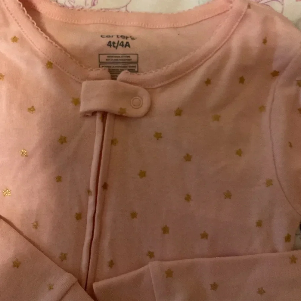 Carters | Toddler 1-Piece Elephant  100% Snug Fit Cotton Footie Pajamas Size 4T